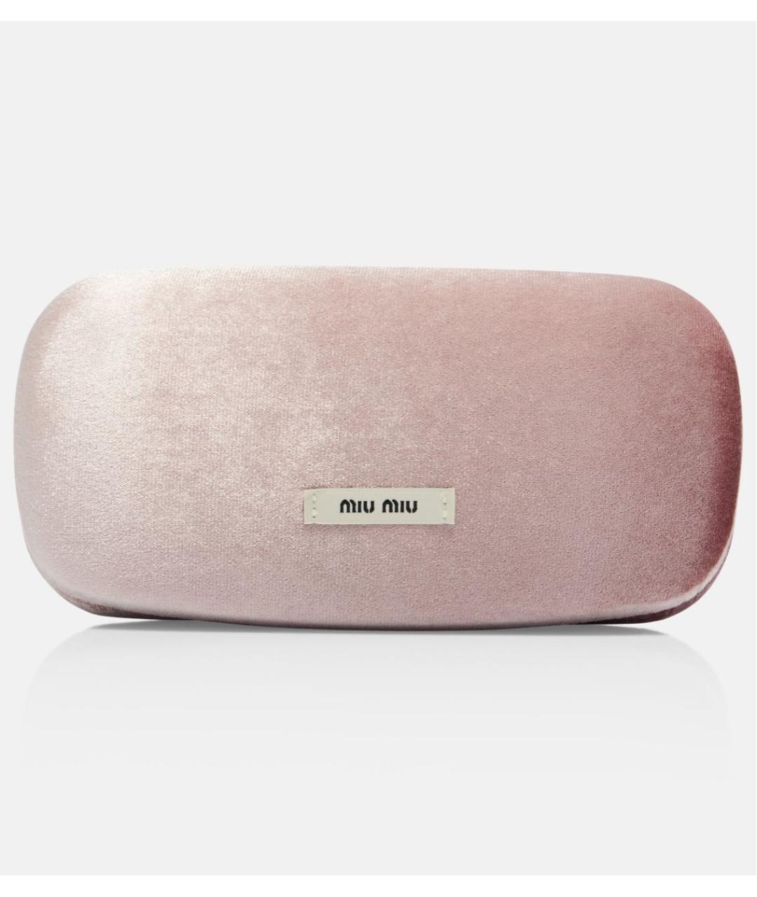 MIU MIU Золотые металлические солнцезащитные очки, фото 4