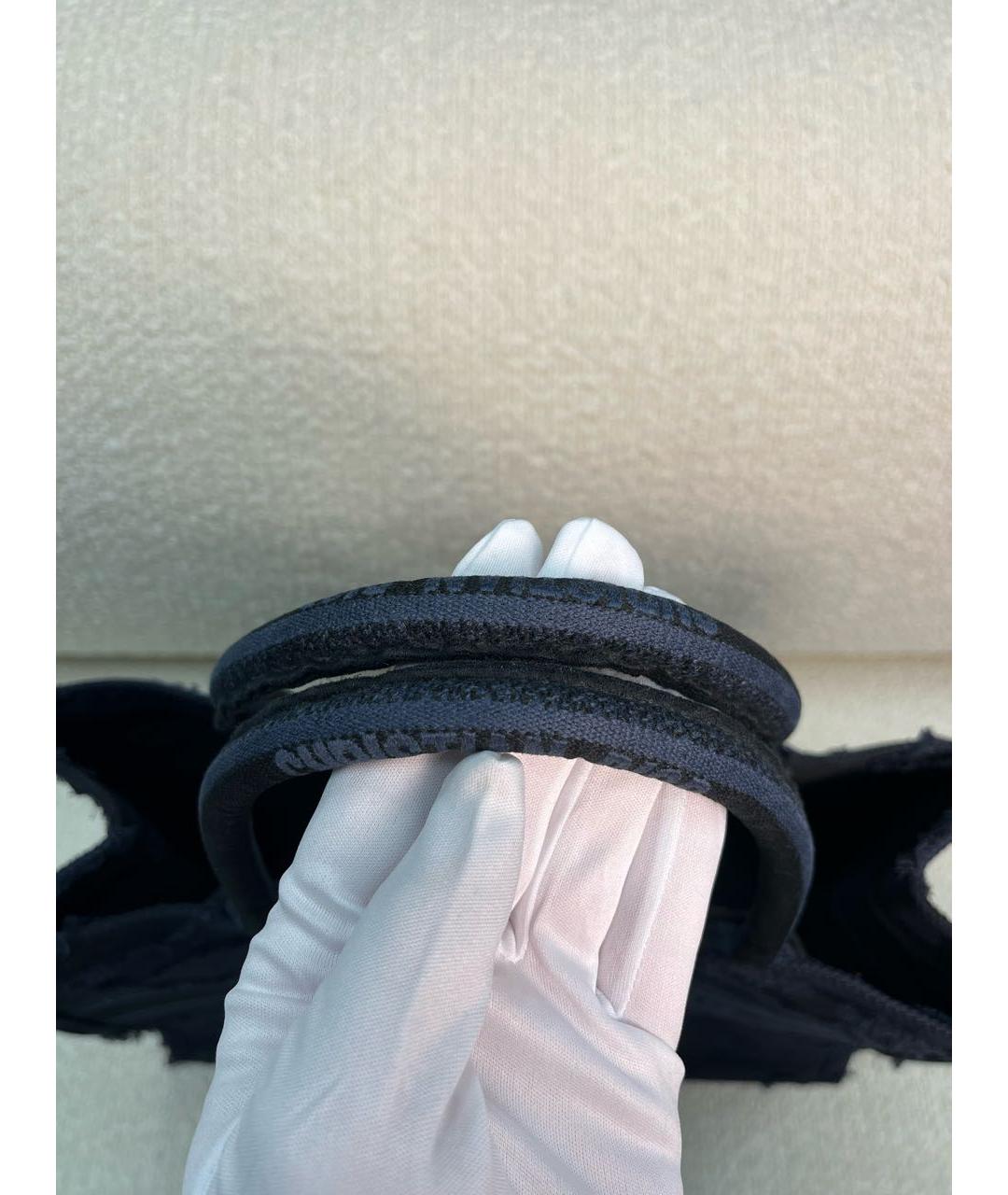 CHRISTIAN DIOR Темно-синяя тканевая сумка тоут, фото 6