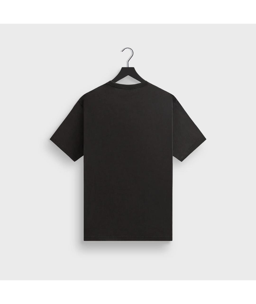 KITH Черная хлопковая футболка, фото 2