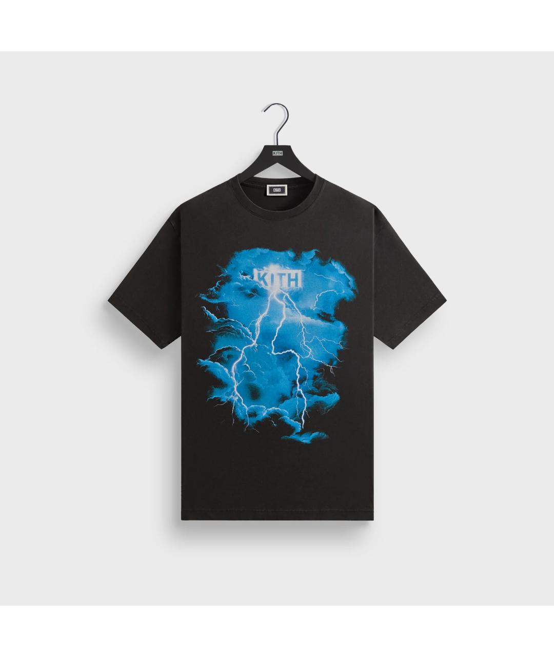 KITH Черная хлопковая футболка, фото 9