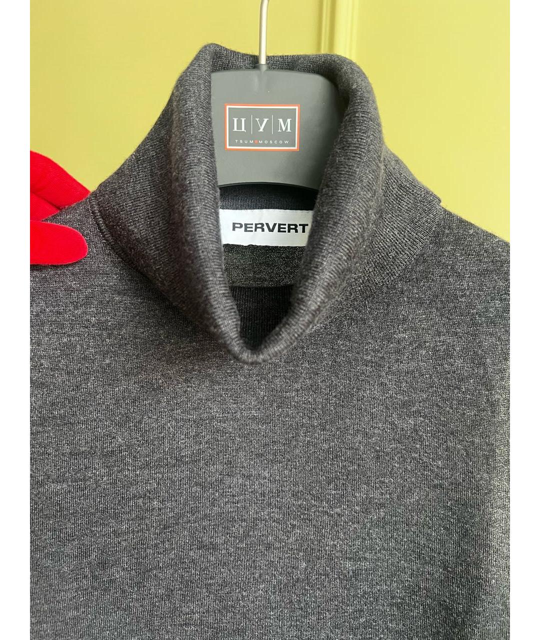 PERVERT Серая водолазка, фото 3