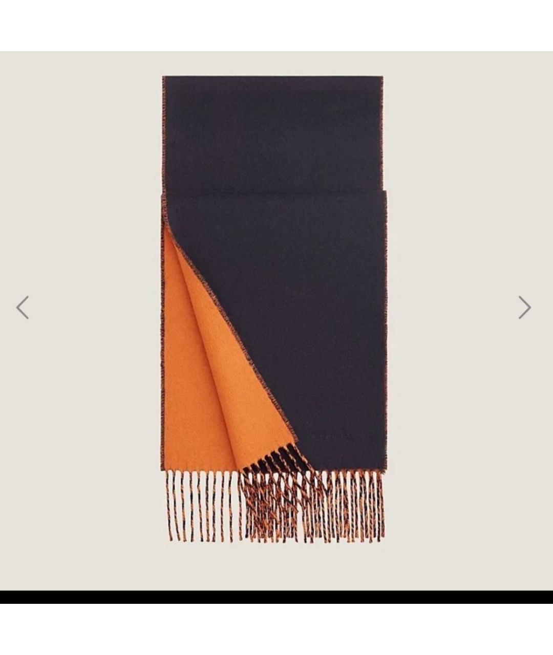 HERMES Мульти кашемировый шарф, фото 4