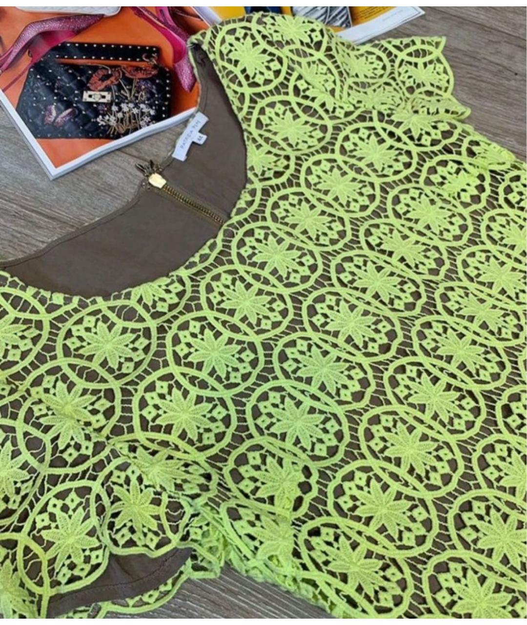 PATRIZIA PEPE Желтое хлопковое повседневное платье, фото 4