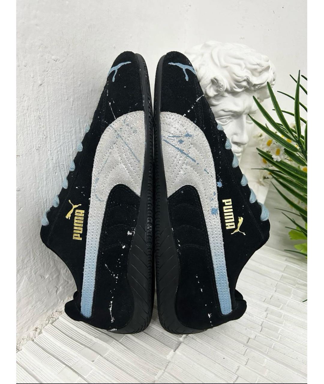 PUMA Черные замшевые кроссовки, фото 6