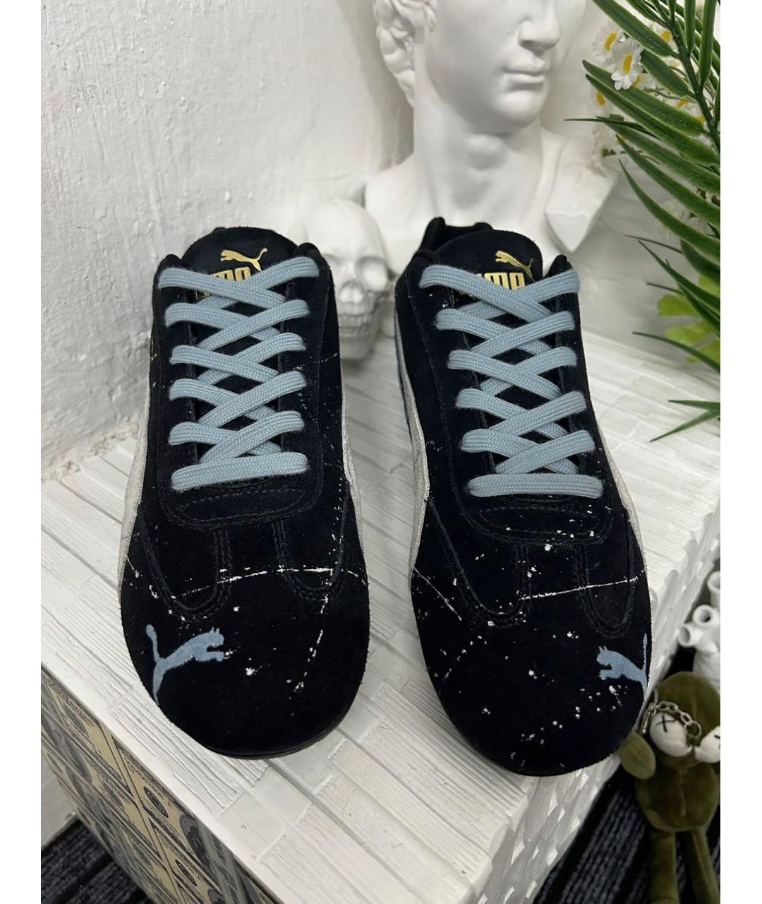 PUMA Черные замшевые кроссовки, фото 7