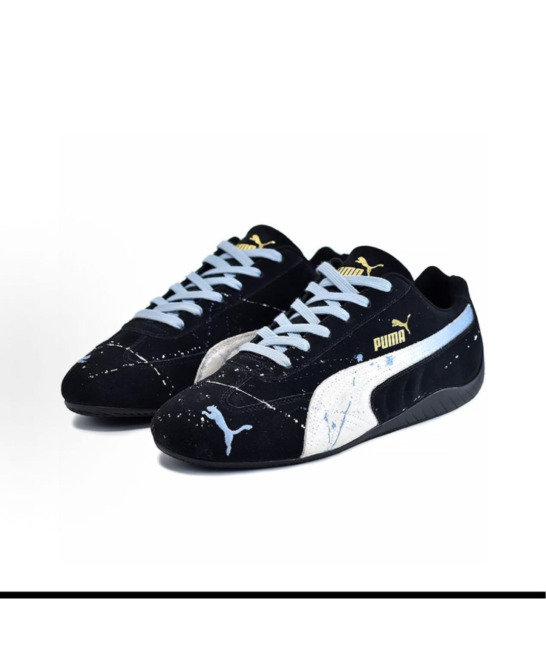 PUMA Черные замшевые кроссовки, фото 2