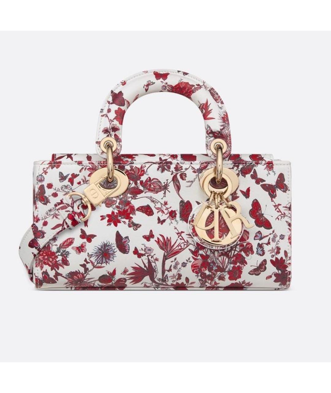 CHRISTIAN DIOR Белая сумка с короткими ручками из искусственной кожи, фото 9