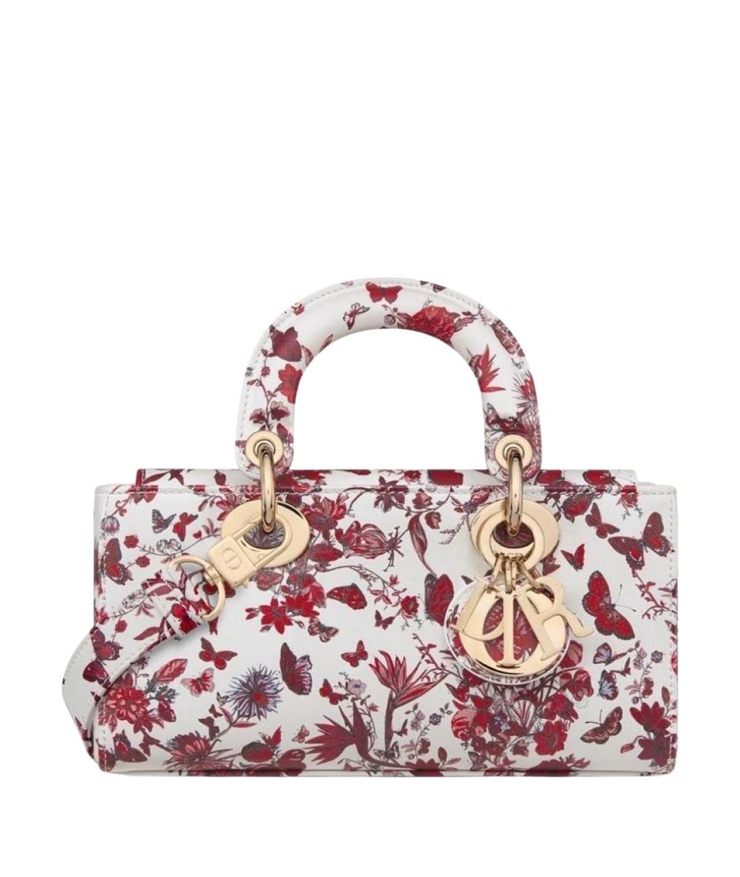 CHRISTIAN DIOR Белая сумка с короткими ручками из искусственной кожи, фото 1