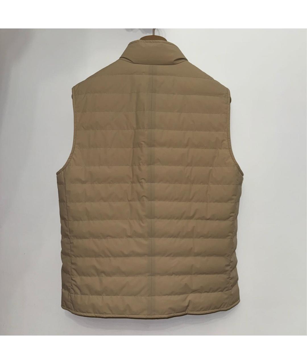 BRUNELLO CUCINELLI Бежевый жилет, фото 3