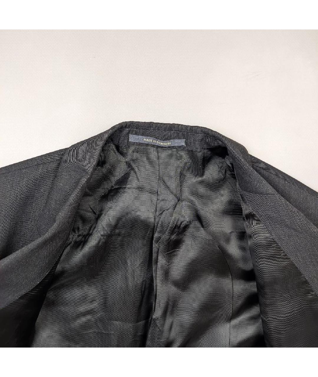 ERMENEGILDO ZEGNA XXX Черный шерстяной пиджак, фото 9