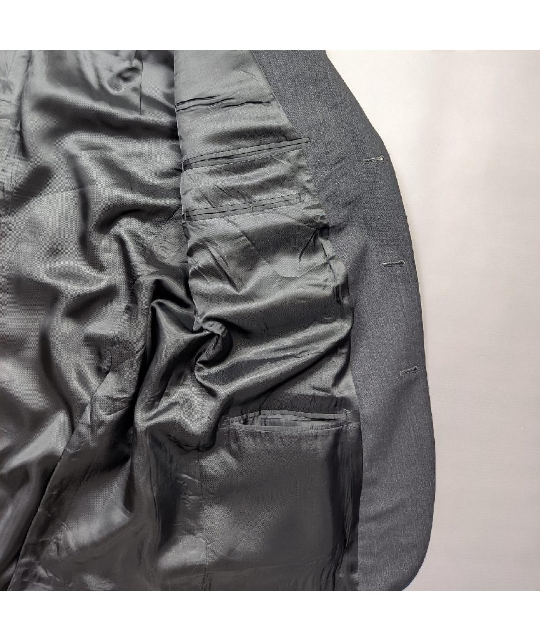 ERMENEGILDO ZEGNA XXX Черный шерстяной пиджак, фото 8