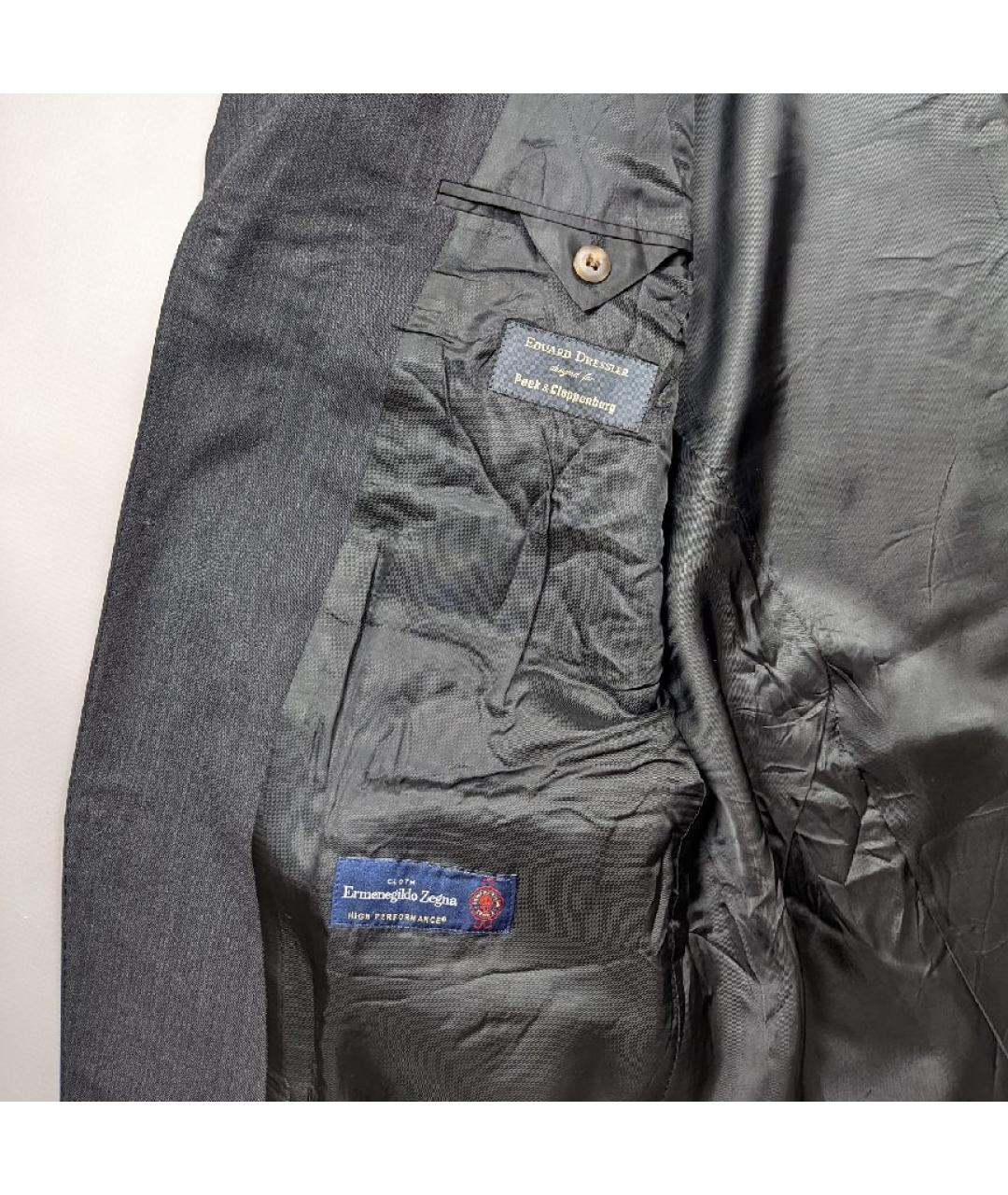 ERMENEGILDO ZEGNA XXX Черный шерстяной пиджак, фото 5