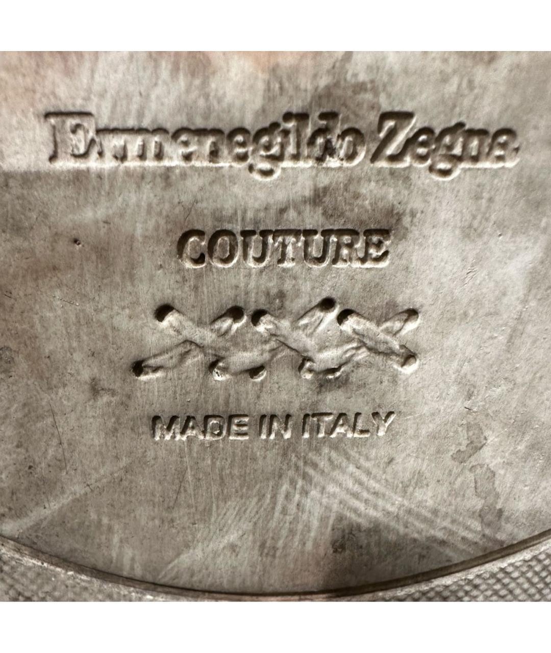 ERMENEGILDO ZEGNA XXX Зеленые текстильные низкие кроссовки / кеды, фото 5