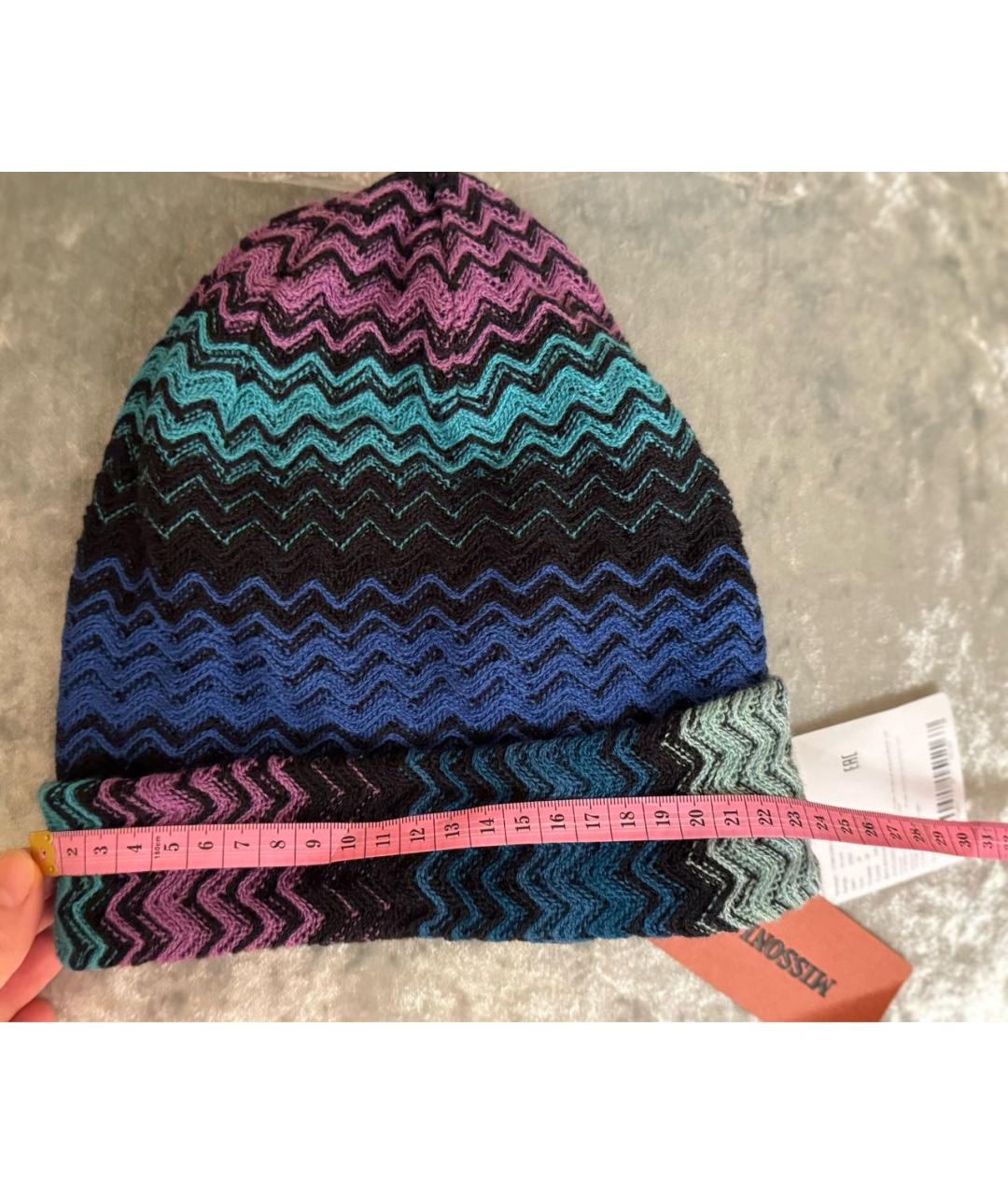 MISSONI Мульти шерстяная шапка, фото 6