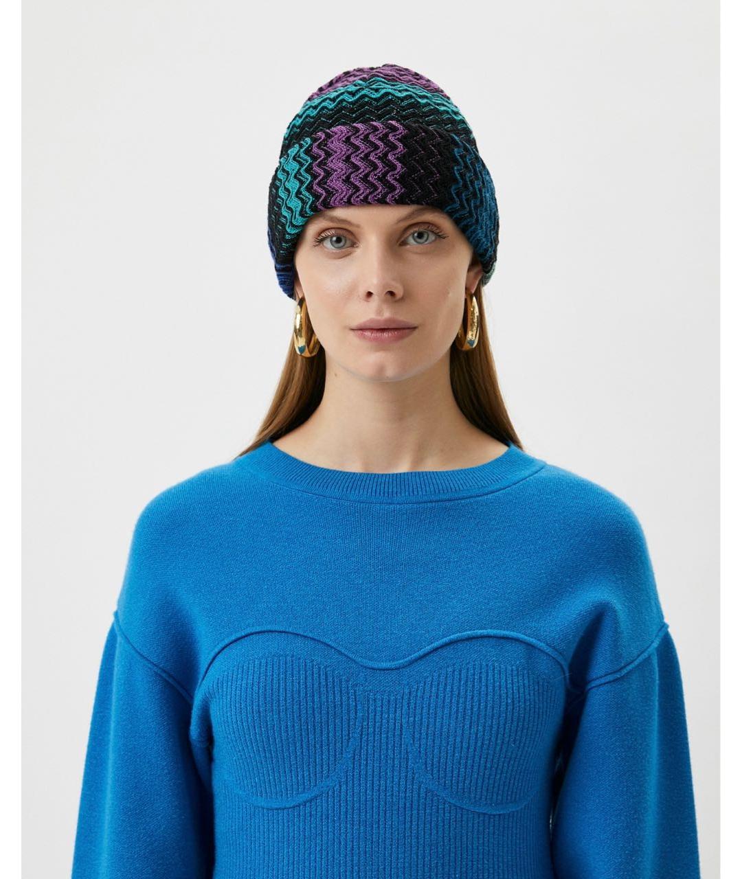 MISSONI Мульти шерстяная шапка, фото 3