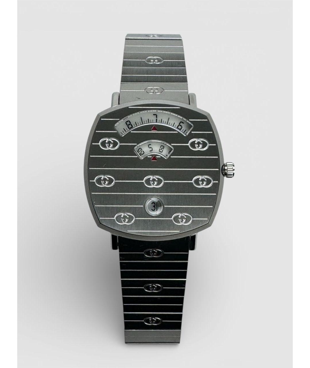 GUCCI Серебряные часы, фото 6