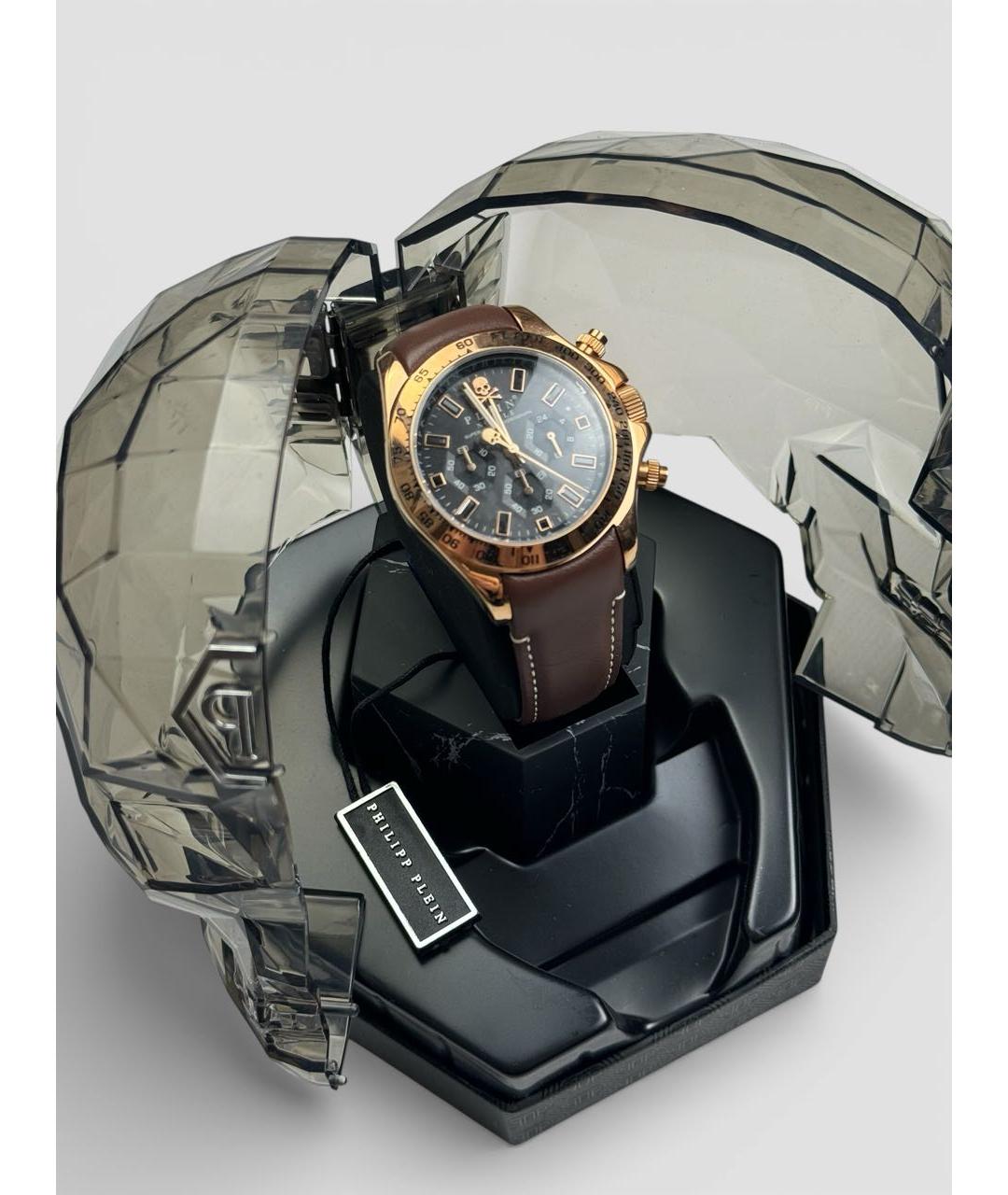 PHILIPP PLEIN Коричневые часы, фото 4