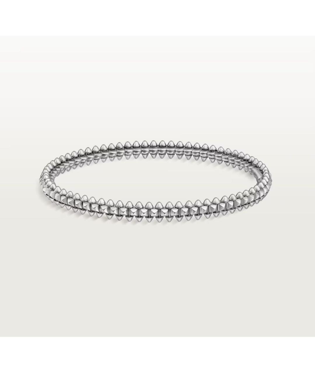CARTIER Серебрянный браслет из белого золота, фото 4