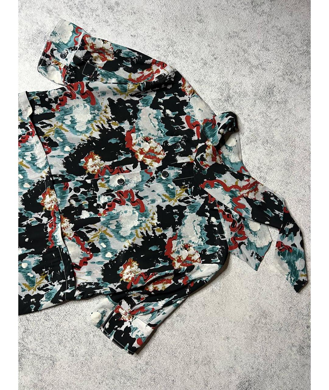 MARNI Мульти шелковое платье, фото 3