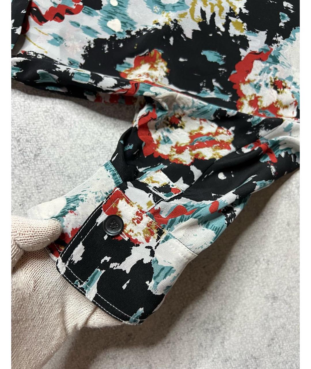 MARNI Мульти шелковое платье, фото 5