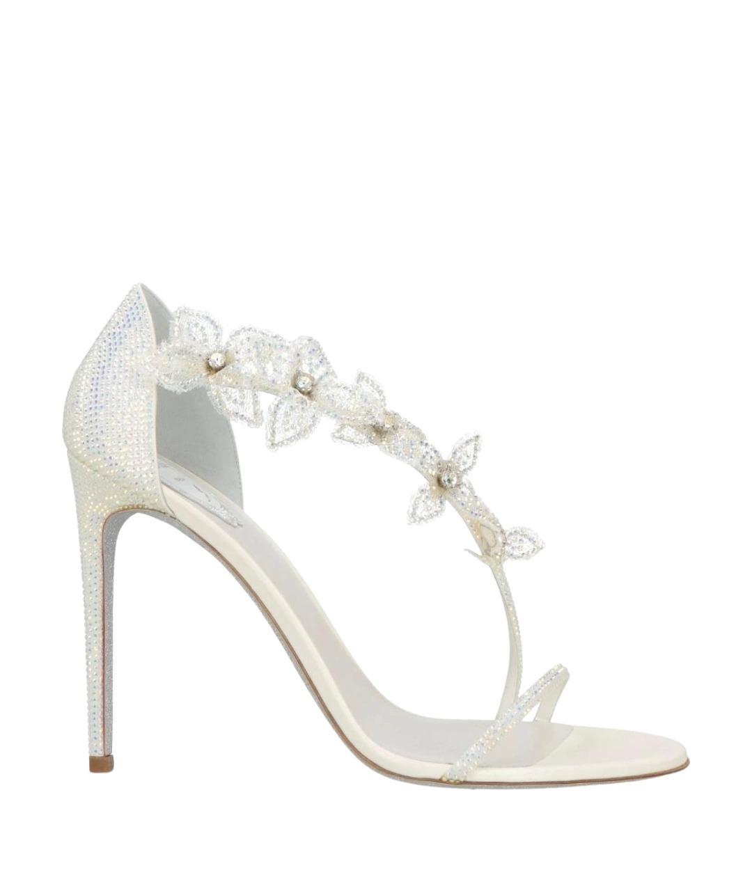 RENE CAOVILLA Белые босоножки, фото 1