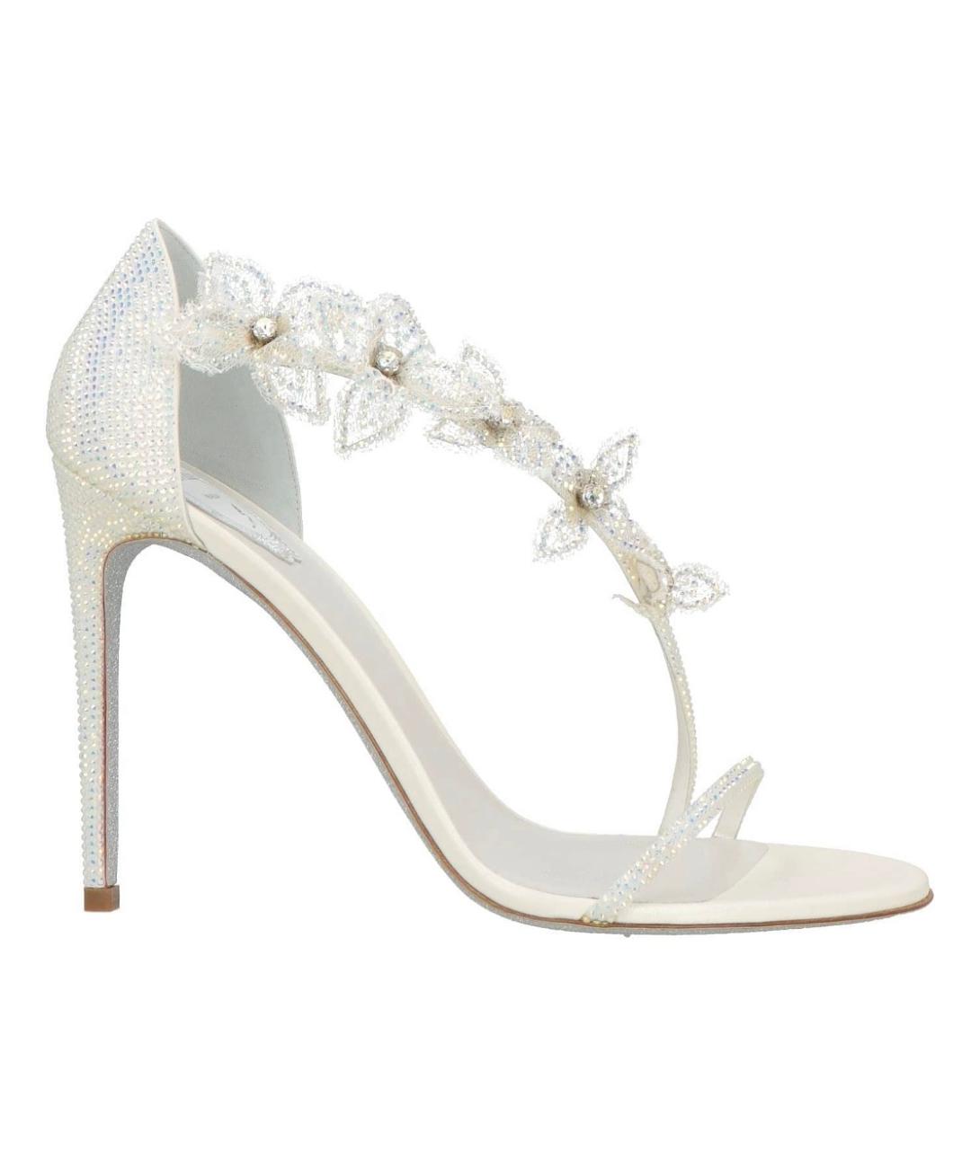 RENE CAOVILLA Белые босоножки, фото 6