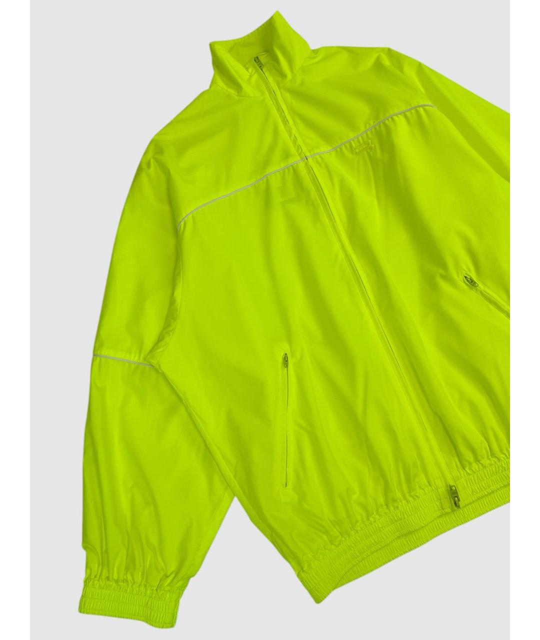 BALENCIAGA Салатовая полиэстеровая куртка, фото 2