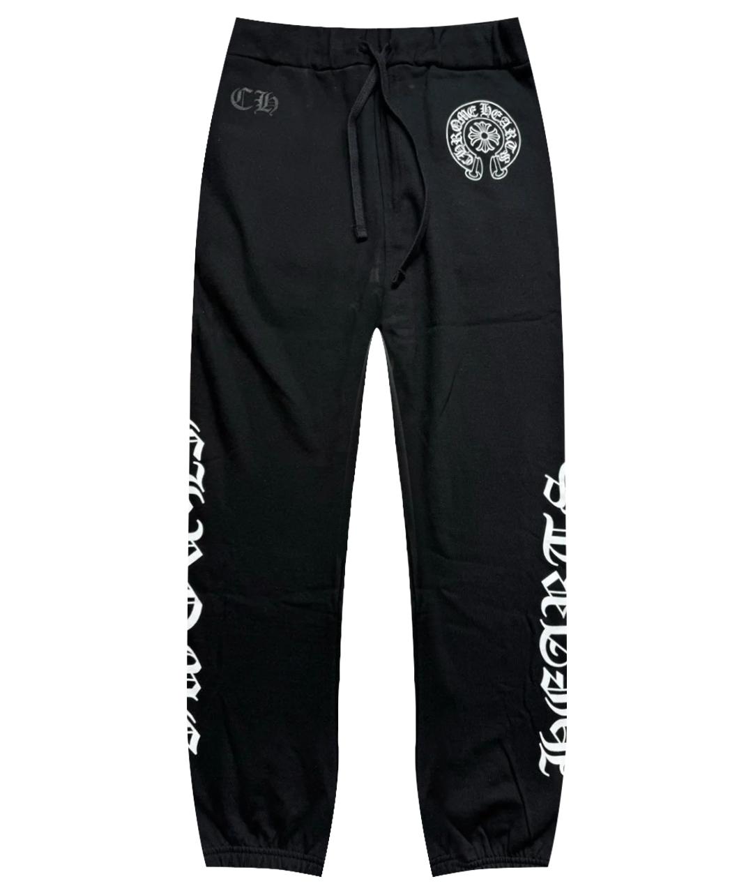 CHROME HEARTS Черные хлопковые спортивные брюки и шорты, фото 1