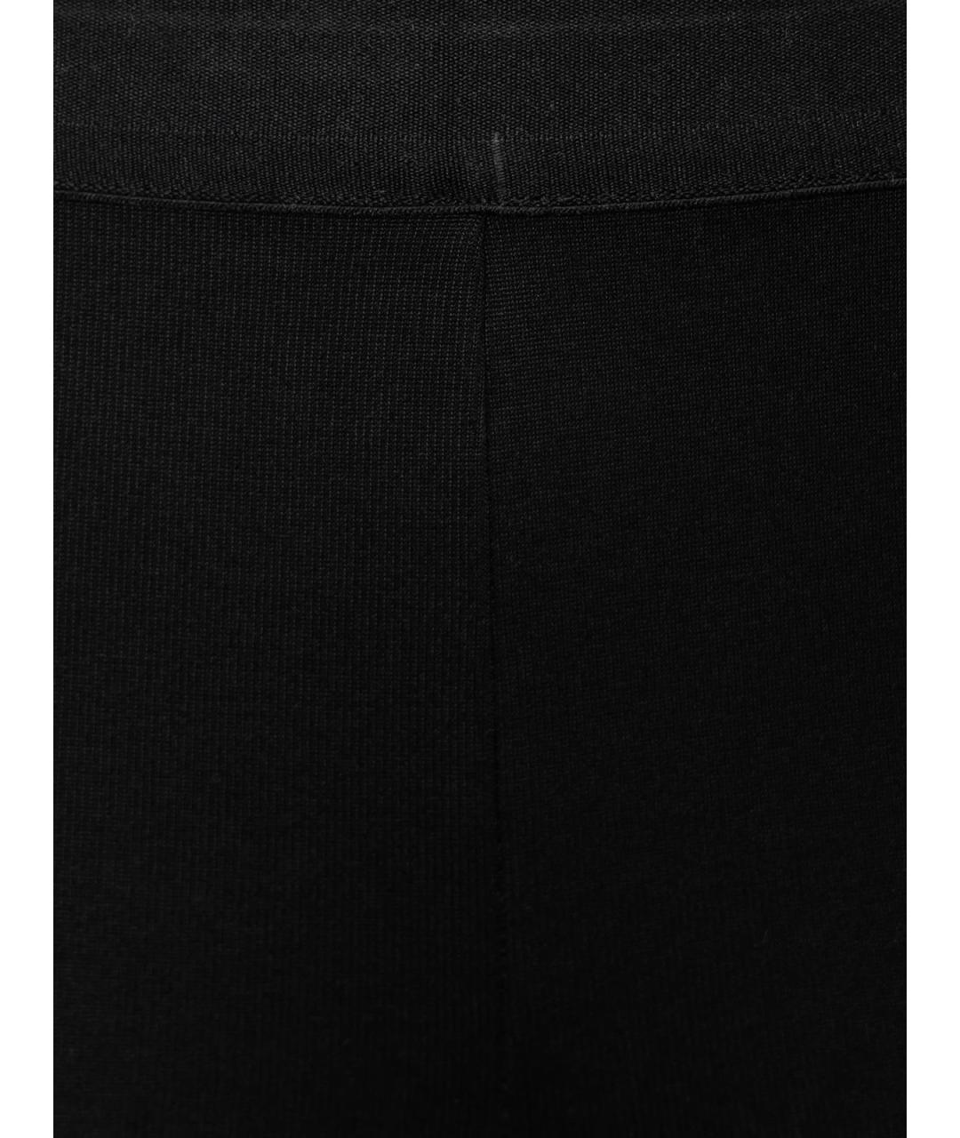 HELMUT LANG Черные хлопковые прямые брюки, фото 3