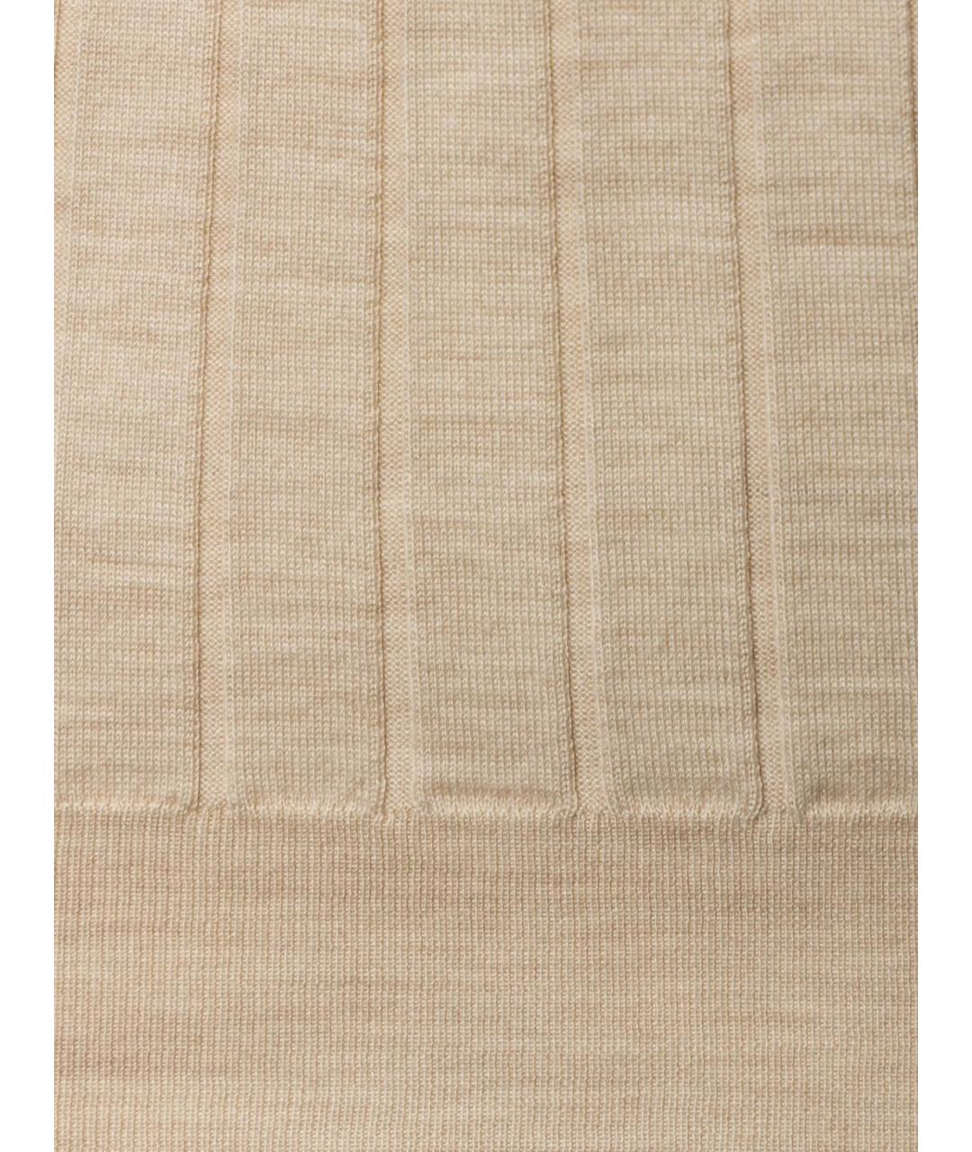 THE ROW Бежевый шерстяной джемпер / свитер, фото 3