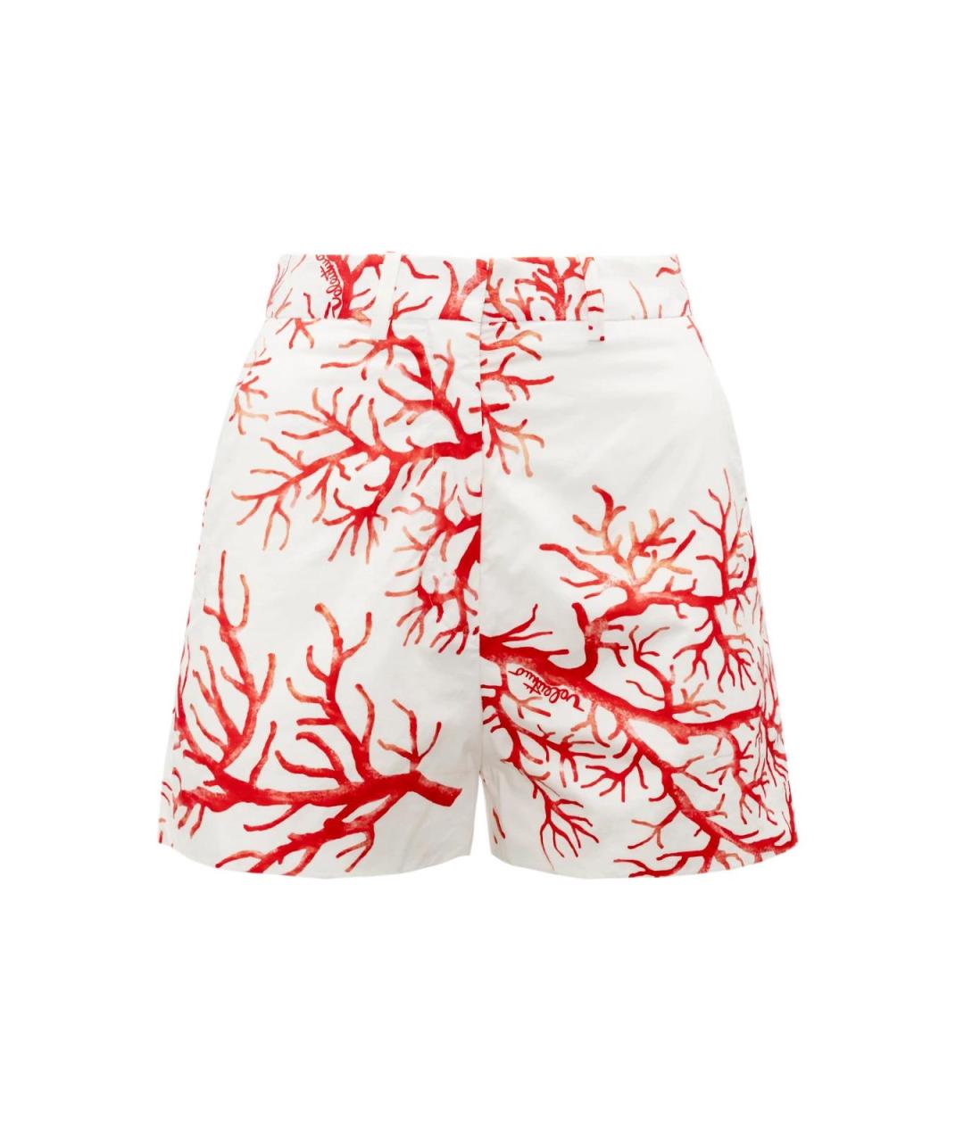 VALENTINO Белые хлопковые шорты, фото 4