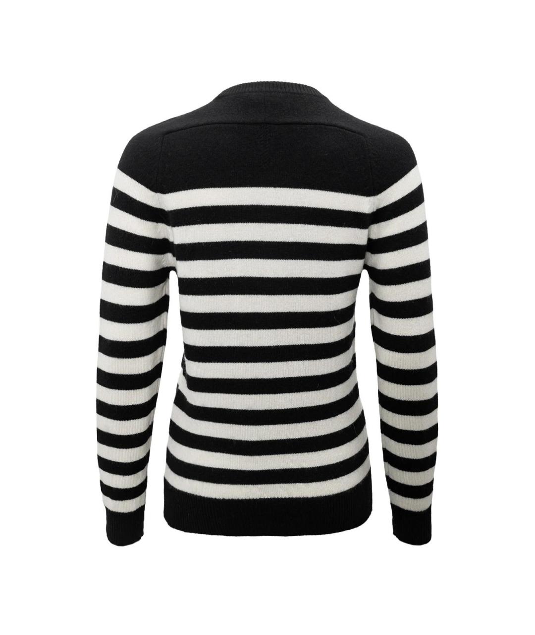 SAINT LAURENT Черный кашемировый джемпер / свитер, фото 2