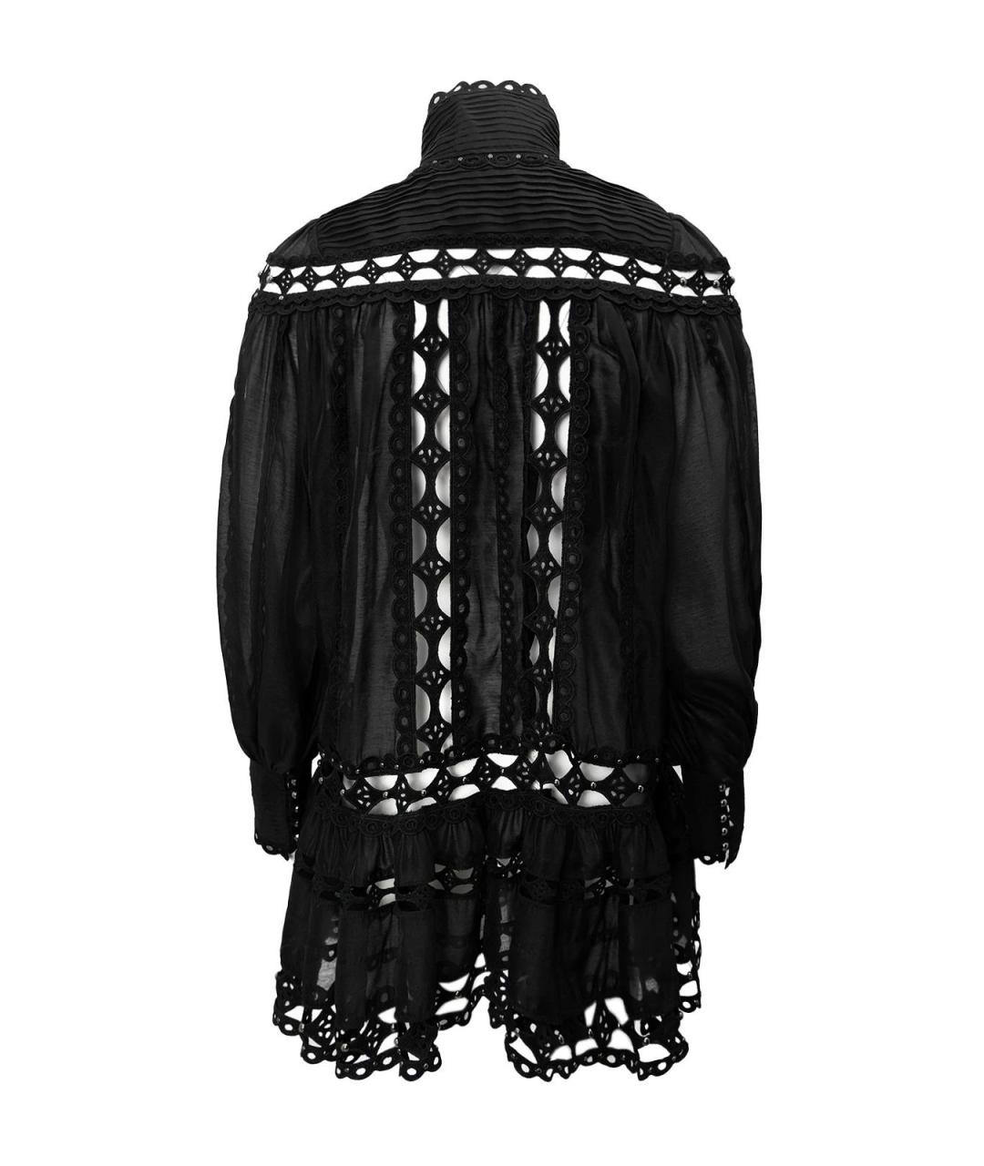 ZIMMERMANN Черное вискозное повседневное платье, фото 2