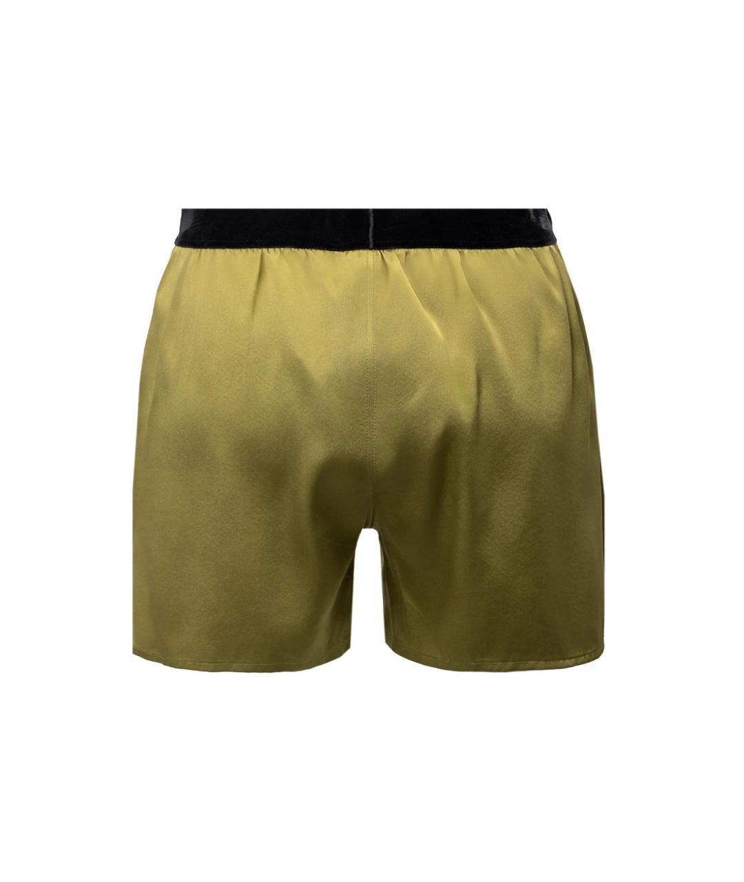 TOM FORD Зеленые шелковые шорты, фото 2