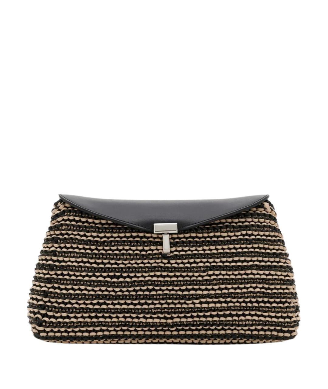 TOTEME Черная кожаная сумка через плечо, фото 1