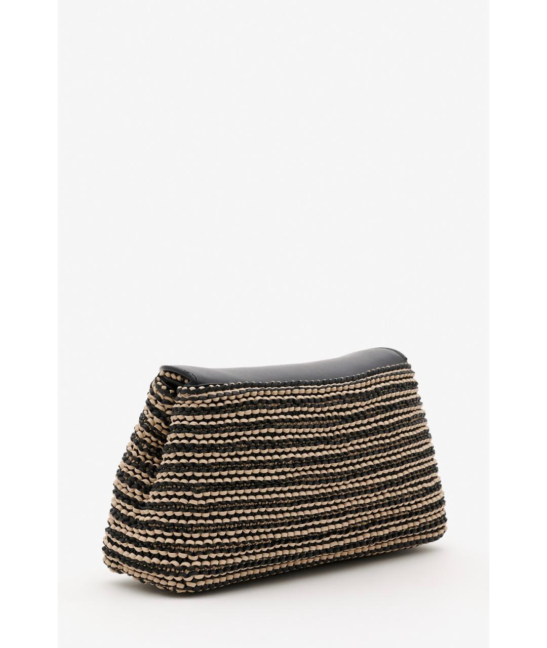 TOTEME Черная кожаная сумка через плечо, фото 4