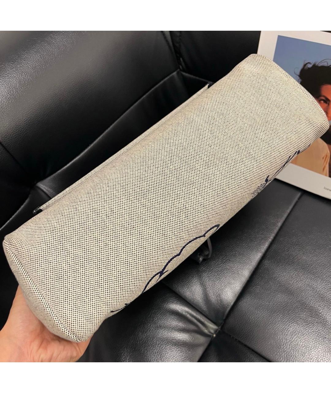 HERMES Черная деним сумка через плечо, фото 5