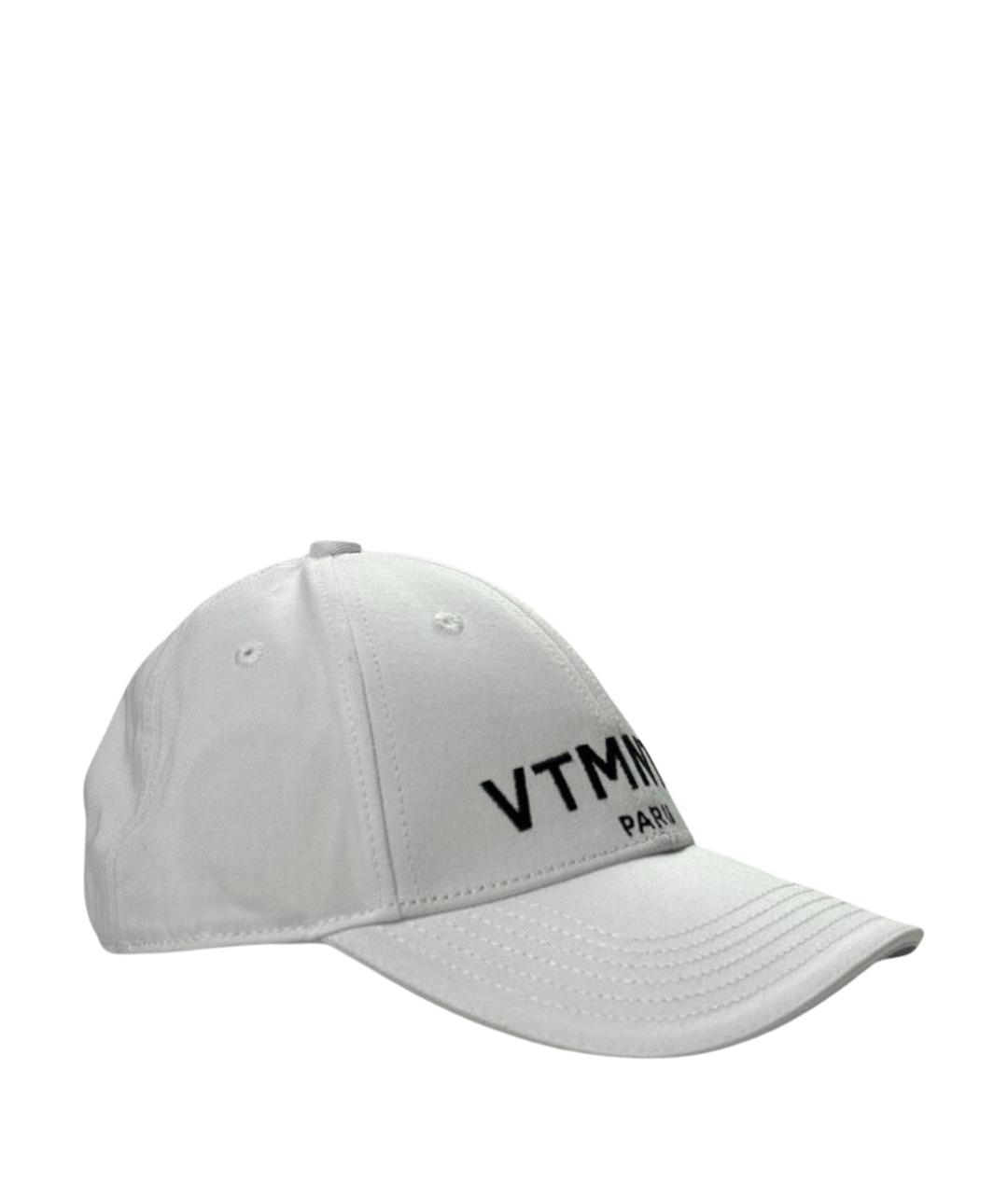 VETEMENTS Белая хлопковая кепка, фото 1
