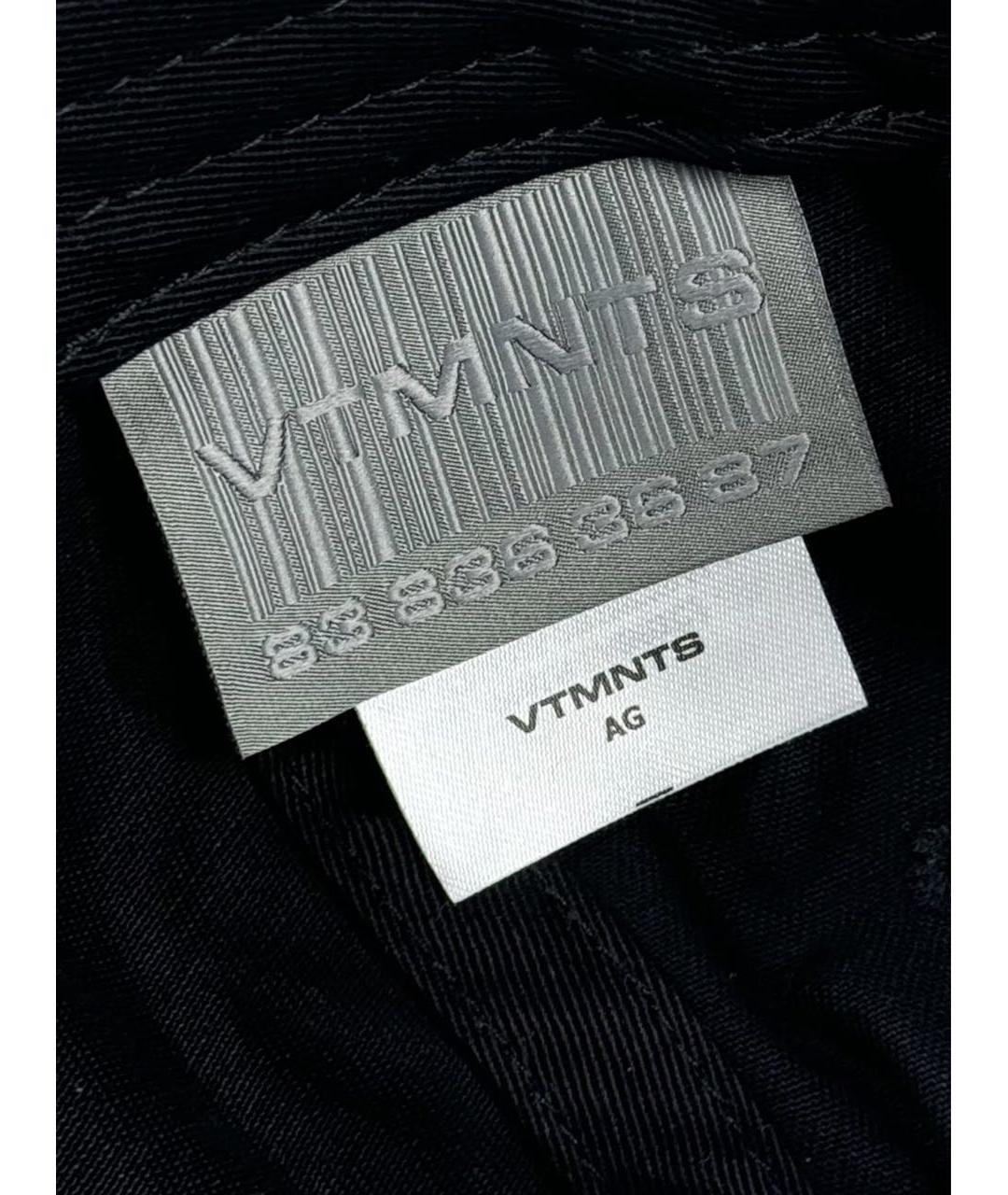 VETEMENTS Черная хлопковая кепка/бейсболка, фото 5
