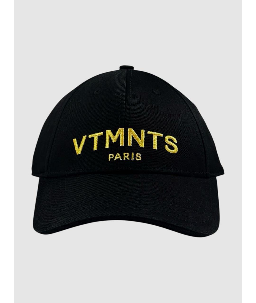 VETEMENTS Черная хлопковая кепка/бейсболка, фото 2