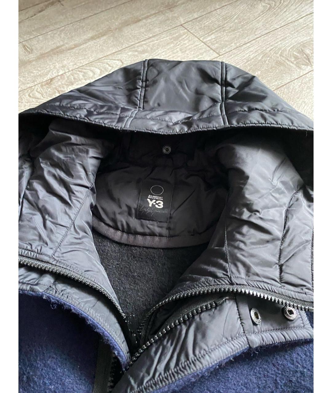 YOHJI YAMAMOTO Темно-синяя шерстяная куртка, фото 3