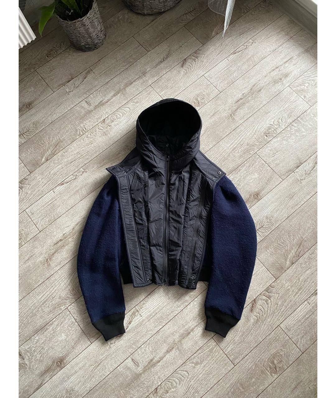 YOHJI YAMAMOTO Темно-синяя шерстяная куртка, фото 2