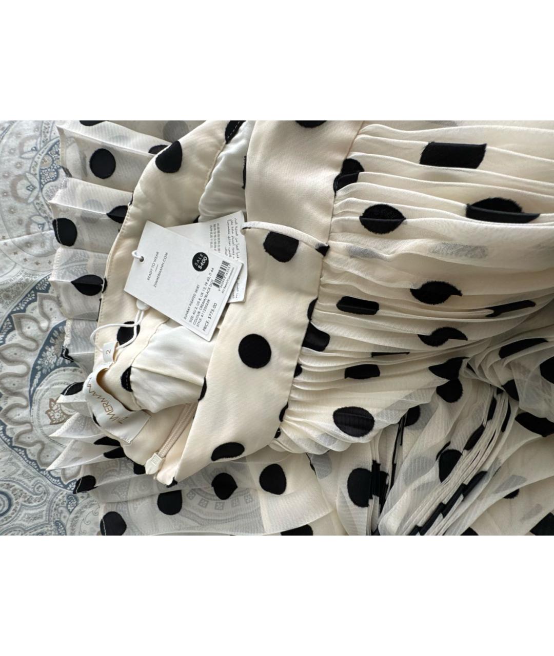 ZIMMERMANN Белая полиамидовая юбка макси, фото 5