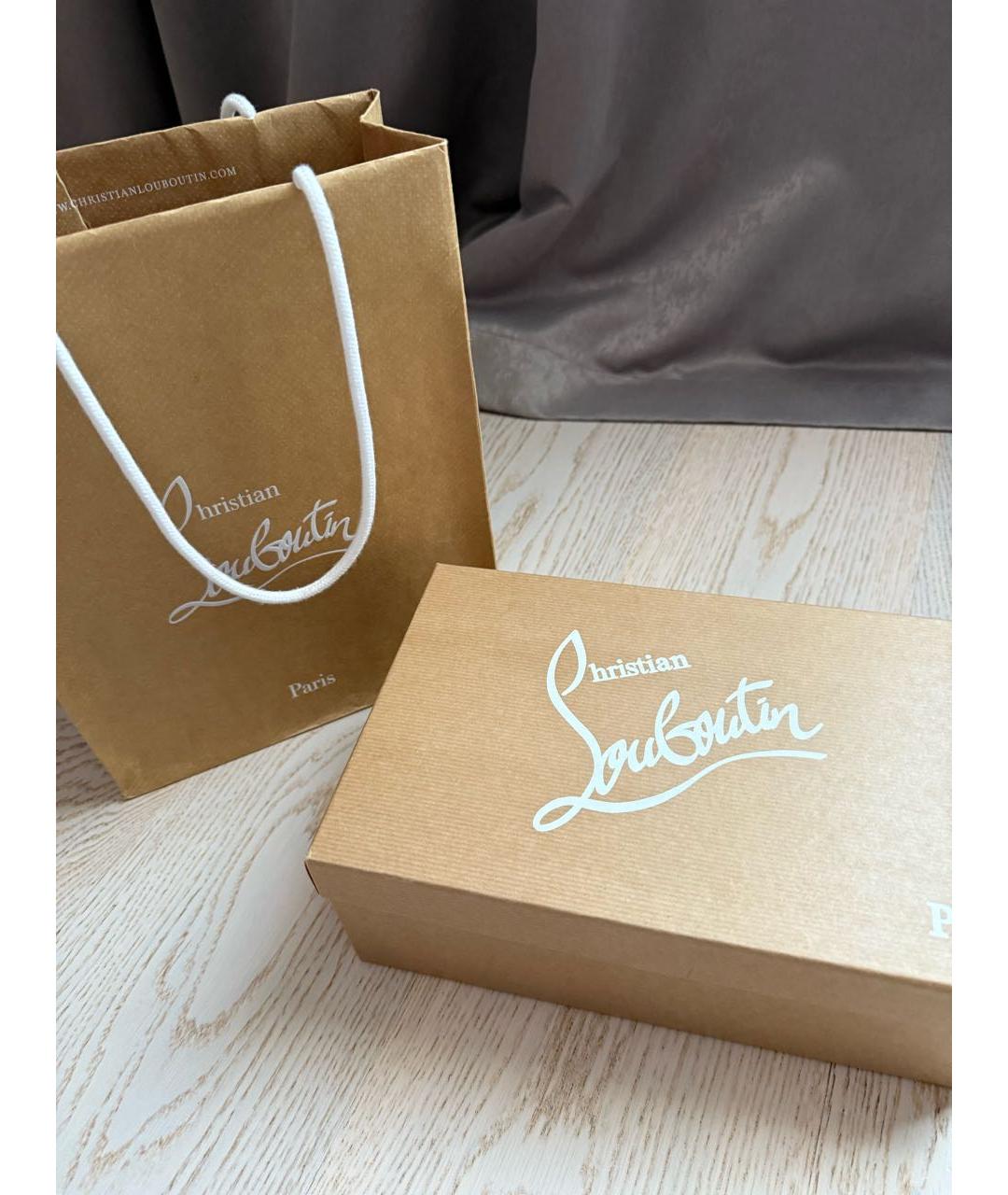 CHRISTIAN LOUBOUTIN Черные туфли из лакированной кожи, фото 8