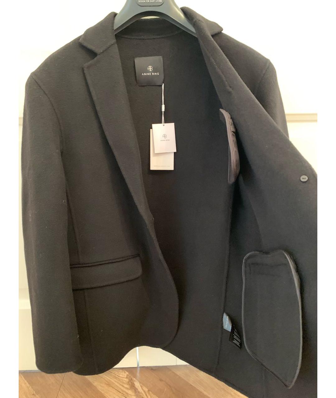 ANINE BING Черный кашемировый жакет/пиджак, фото 3
