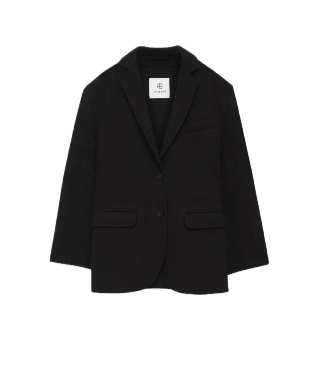 ANINE BING Черный кашемировый жакет/пиджак, фото 9