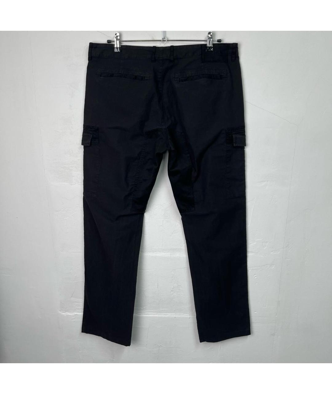 ETRO Черные хлопковые повседневные брюки, фото 3