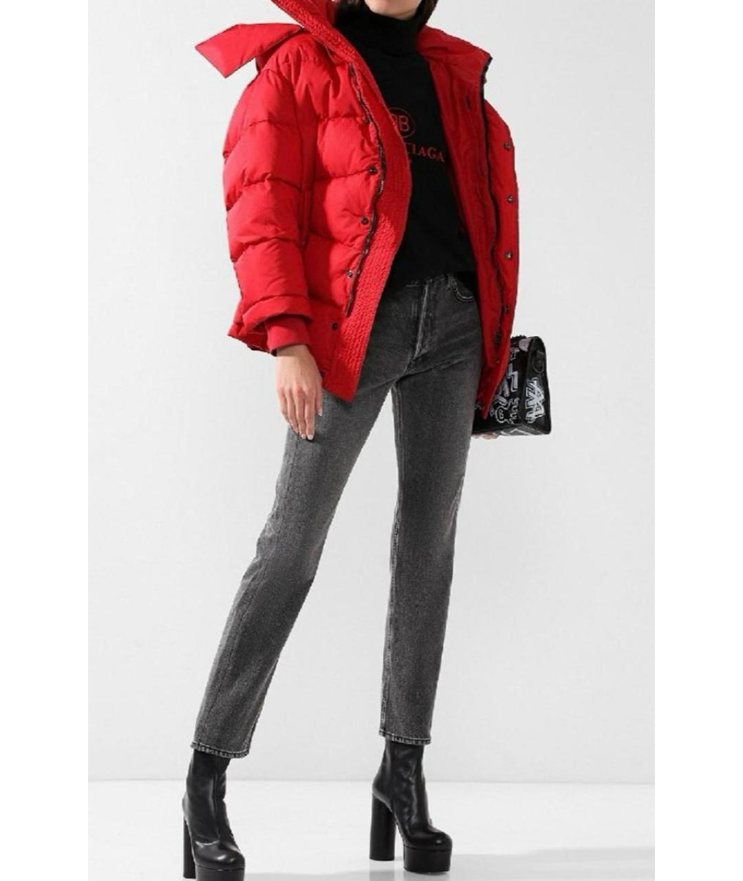 BALENCIAGA Красный пуховик, фото 6