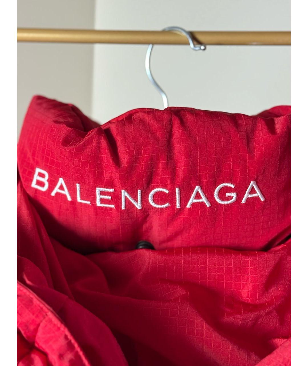 BALENCIAGA Красный пуховик, фото 4