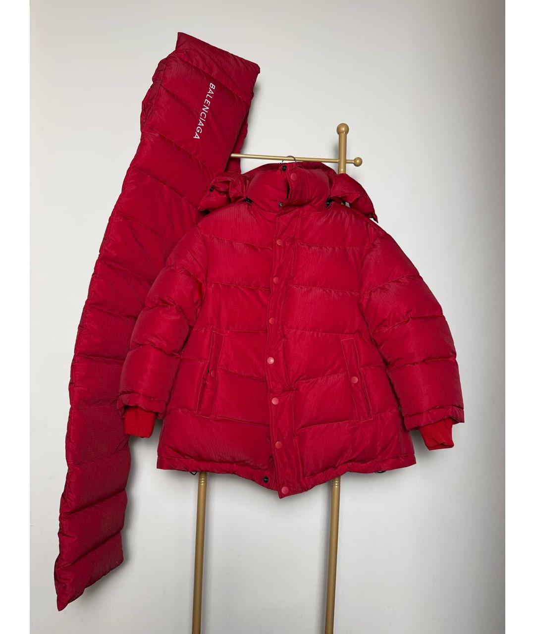 BALENCIAGA Красный пуховик, фото 7